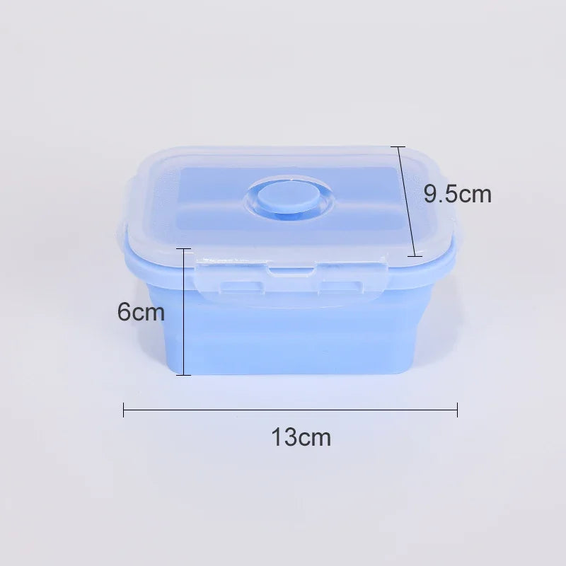 Collapsible Silicone Food Storage Container,Bento Lunch Boxes For Kitchen