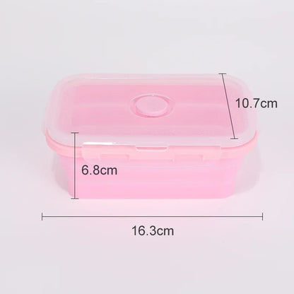 Collapsible Silicone Food Storage Container,Bento Lunch Boxes For Kitchen