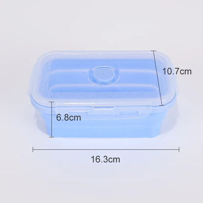 Collapsible Silicone Food Storage Container,Bento Lunch Boxes For Kitchen