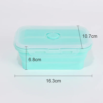 Collapsible Silicone Food Storage Container,Bento Lunch Boxes For Kitchen