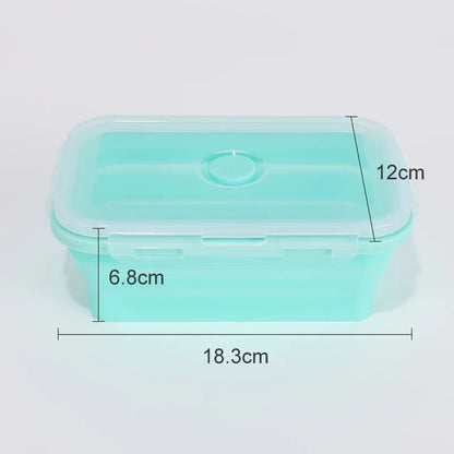 Collapsible Silicone Food Storage Container,Bento Lunch Boxes For Kitchen